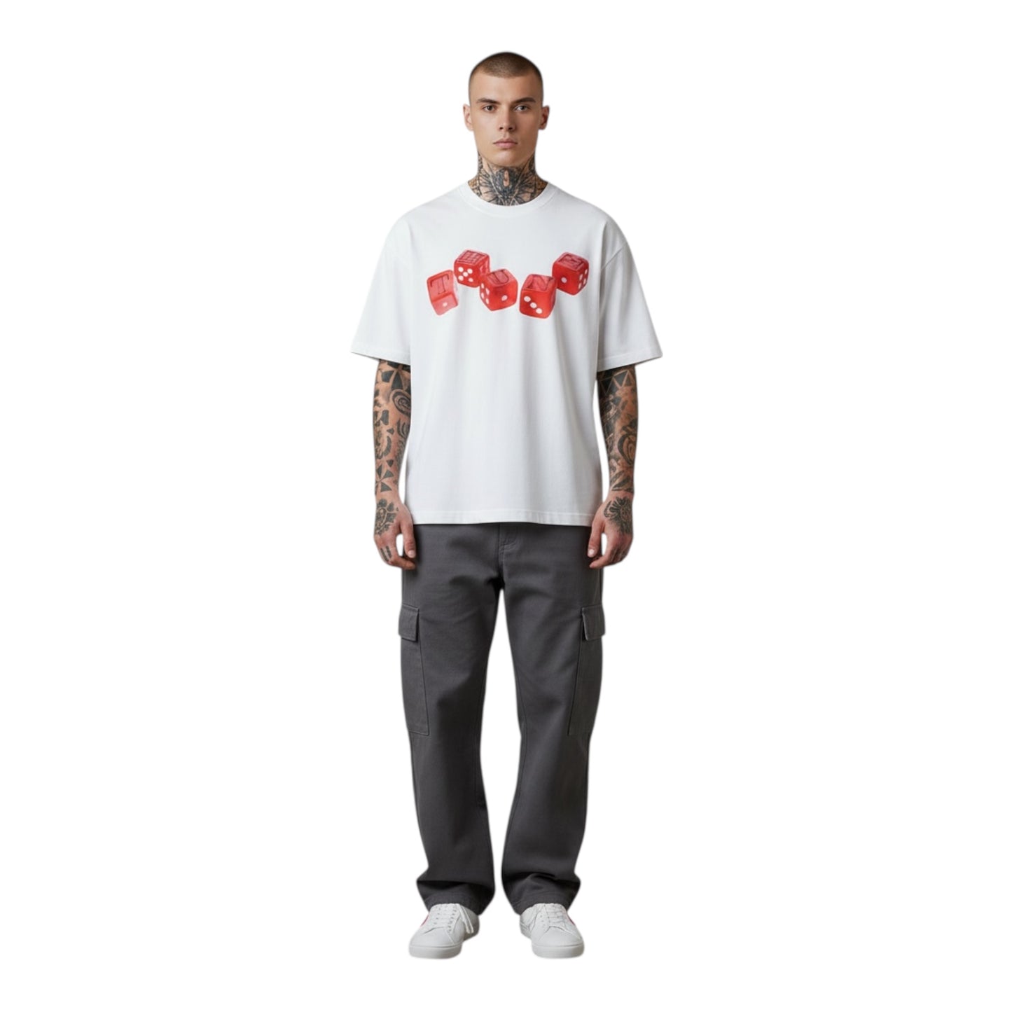 Dice T-shirt | White